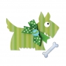 Ножи Sizzix 657688, Bigz Die - Dog, Scotty w/Bone by Dena Designs